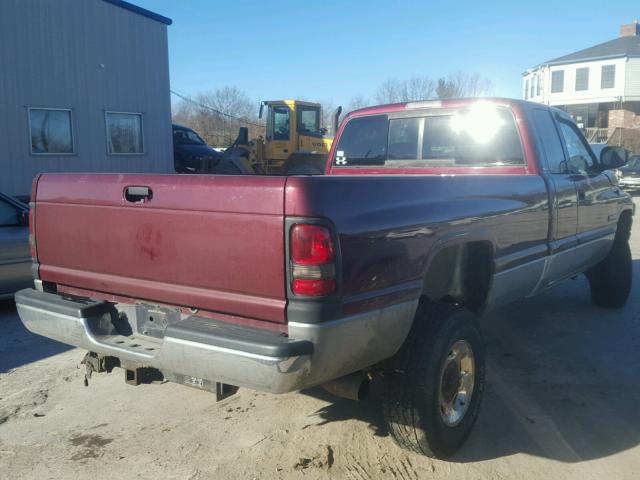 3B7KF23641G820484 - 2001 DODGE RAM 2500 RED photo 4