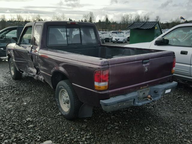 1FTCR14A8PPB44506 - 1993 FORD RANGER SUP PURPLE photo 3