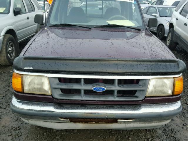 1FTCR14A8PPB44506 - 1993 FORD RANGER SUP PURPLE photo 7