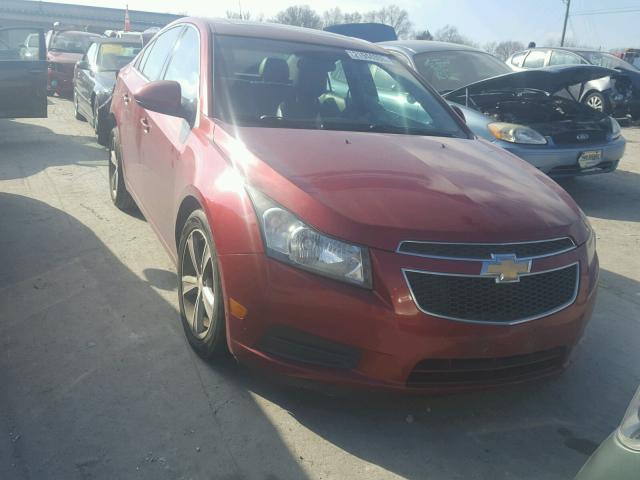 1G1PE5SB2D7188862 - 2013 CHEVROLET CRUZE LT MAROON photo 1