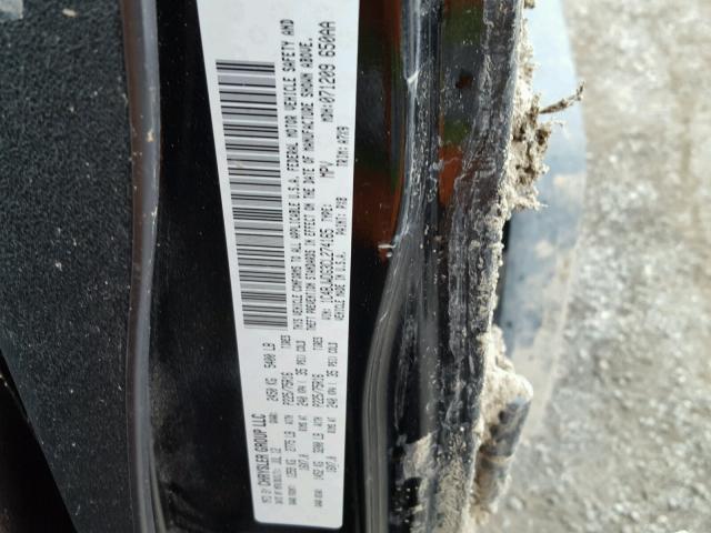 1C4BJWDG3CL274165 - 2012 JEEP WRANGLER U BLACK photo 10