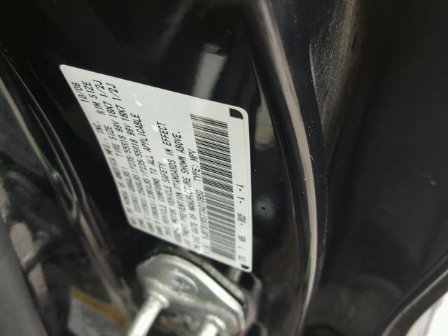 5J8TB18577A010950 - 2007 ACURA RDX TECHNO BLACK photo 10