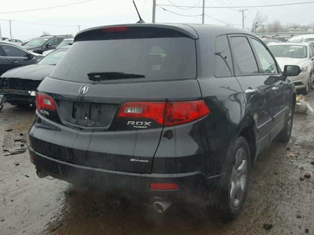 5J8TB18577A010950 - 2007 ACURA RDX TECHNO BLACK photo 4