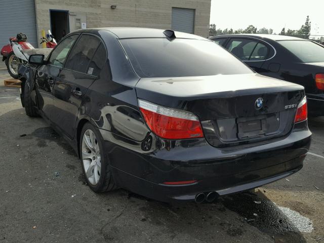 WBANW13578CZ80674 - 2008 BMW 535 I BLACK photo 3