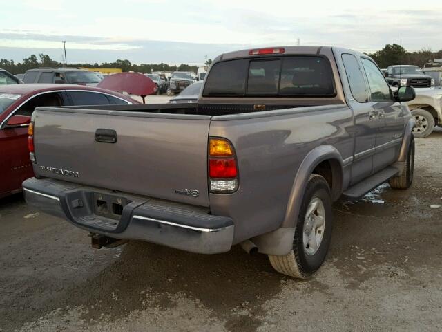 5TBRT38191S198971 - 2001 TOYOTA TUNDRA ACC SILVER photo 4