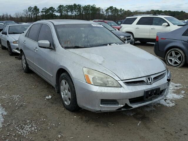 1HGCM66587A053333 - 2007 HONDA ACCORD EX SILVER photo 1