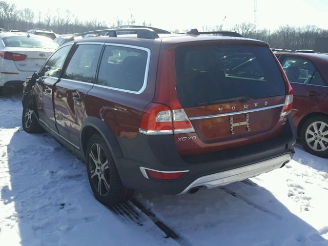 YV4902ND0F1200889 - 2015 VOLVO XC70 T6 RED photo 3