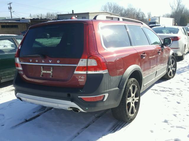 YV4902ND0F1200889 - 2015 VOLVO XC70 T6 RED photo 4