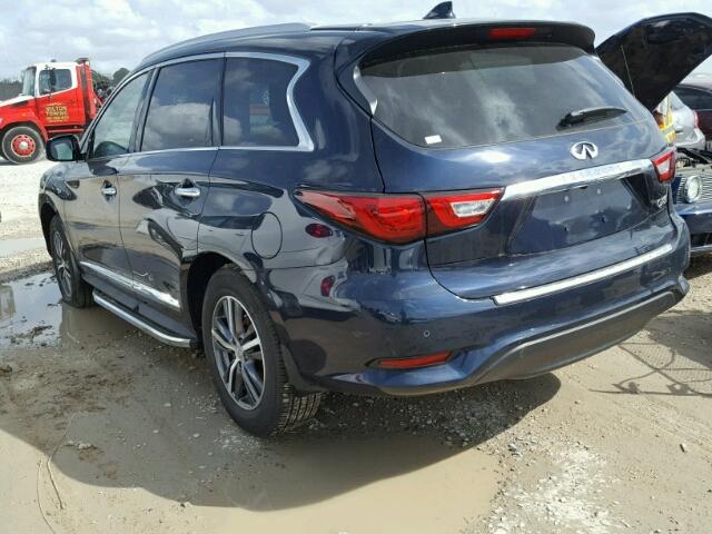 5N1DL0MN5HC556163 - 2017 INFINITI QX60 BLUE photo 3