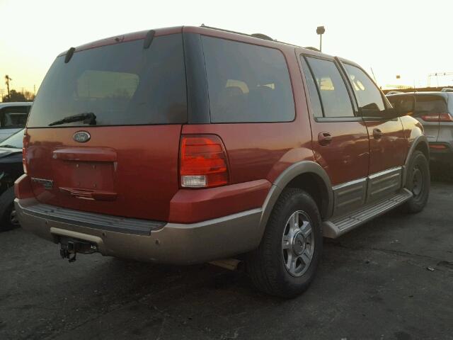 1FMRU17W04LB02376 - 2004 FORD EXPEDITION RED photo 4