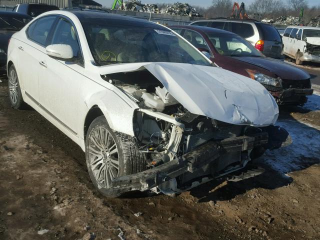 KNALN4D71F5174441 - 2015 KIA CADENZA PR WHITE photo 1