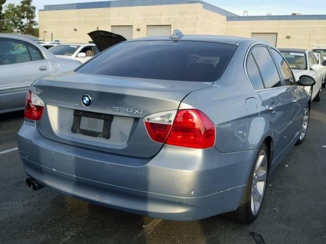 WBAVD33576KV60708 - 2006 BMW 330 XI BLUE photo 4