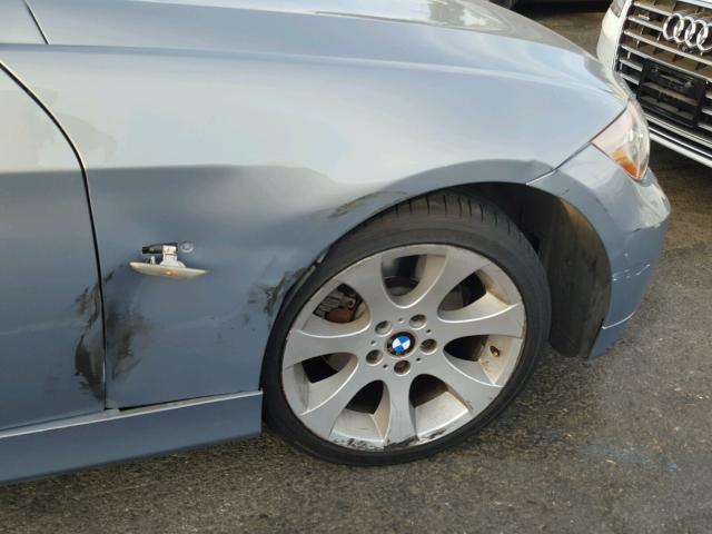 WBAVD33576KV60708 - 2006 BMW 330 XI BLUE photo 9