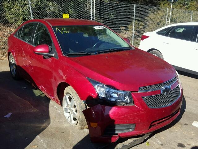 1G1PC5SB8E7235934 - 2014 CHEVROLET CRUZE LT RED photo 1