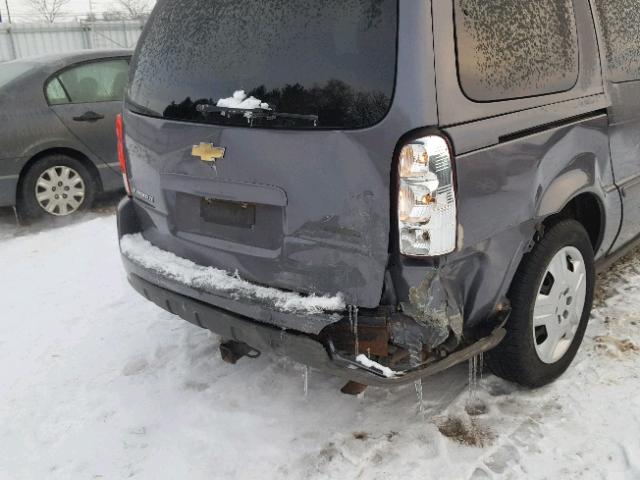 1GNDV33107D142027 - 2007 CHEVROLET UPLANDER L ნაცრისფერი ფოტო 9