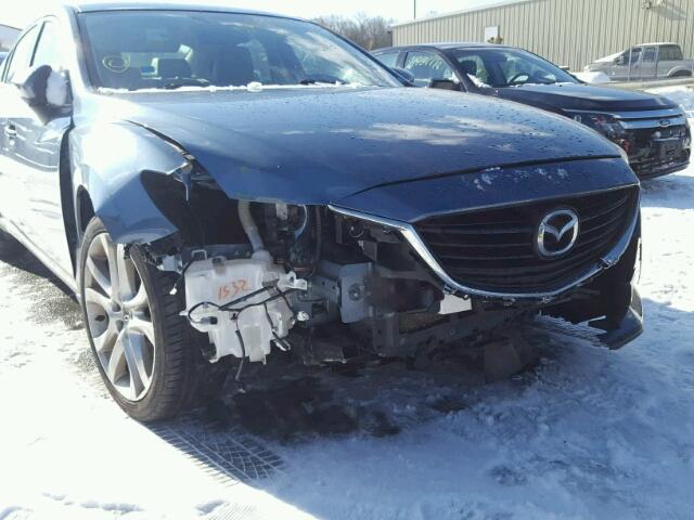 JM1GJ1V69E1147630 - 2014 MAZDA 6 TOURING BLUE photo 9