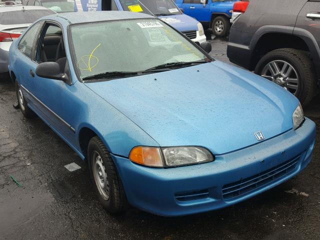 2HGEJ2123RH521366 - 1994 HONDA CIVIC DX BLUE photo 1