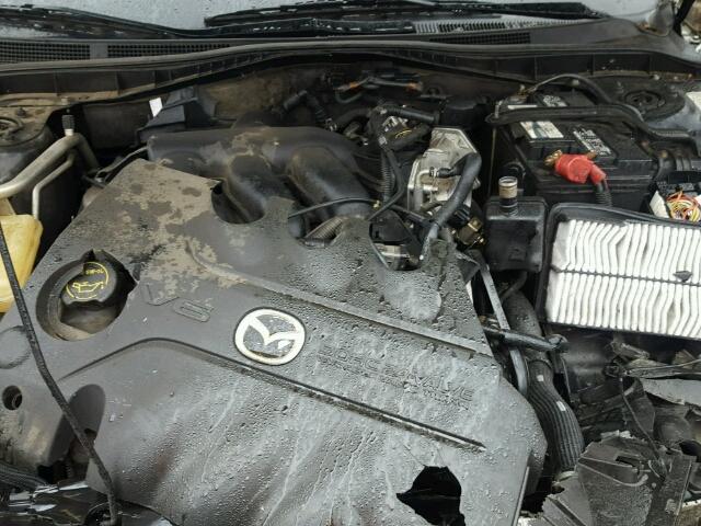 1YVFP80D435M51912 - 2003 MAZDA 6 S BLACK photo 7