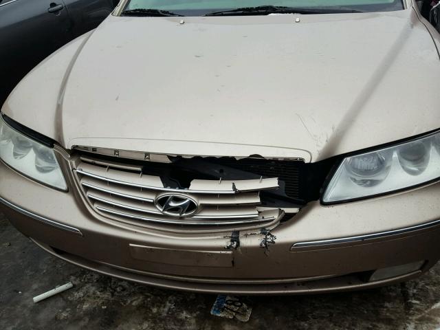 KMHFC46F66A061209 - 2006 HYUNDAI AZERA SE TAN photo 9