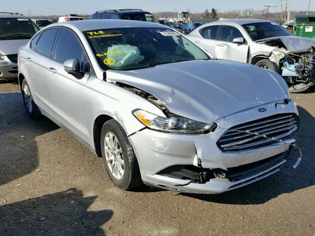 1FA6P0G71F5123672 - 2015 FORD FUSION S SILVER photo 1