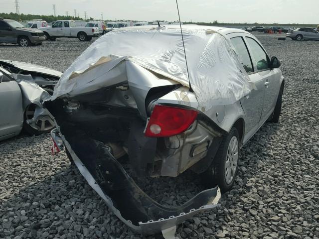 1G1AB5F59A7119794 - 2010 CHEVROLET COBALT LS GRAY photo 4