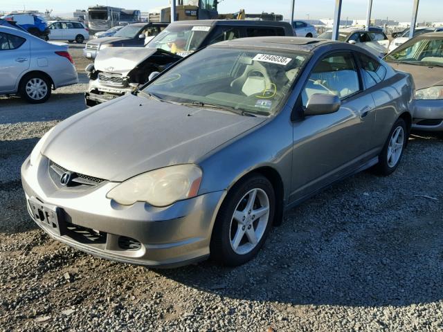 JH4DC54883C003400 - 2003 ACURA RSX GRAY photo 2