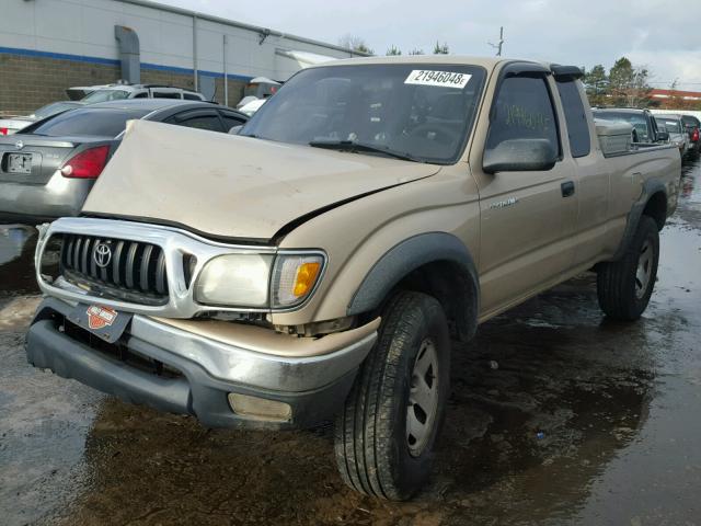 5TEWM72N33Z275298 - 2003 TOYOTA TACOMA XTR GOLD photo 2