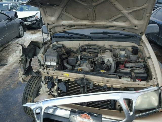 5TEWM72N33Z275298 - 2003 TOYOTA TACOMA XTR GOLD photo 7