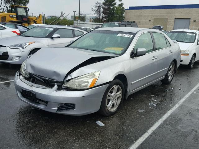 1HGCM56316A155337 - 2006 HONDA ACCORD SE SILVER photo 2