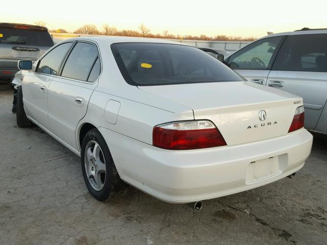 19UUA56623A082191 - 2003 ACURA 3.2TL WHITE photo 3