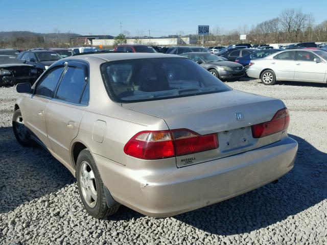 1HGCG5654YA034474 - 2000 HONDA ACCORD EX TAN photo 3