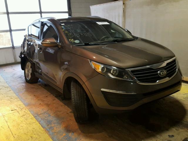 KNDPB3A25D7518385 - 2013 KIA SPORTAGE B BROWN photo 1