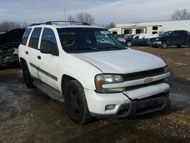 1GNDT13S722512607 - 2002 CHEVROLET TRAILBLAZE WHITE photo 1