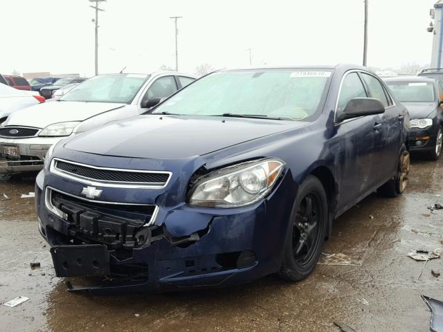 1G1ZB5E14BF379206 - 2011 CHEVROLET MALIBU LS BLUE photo 2