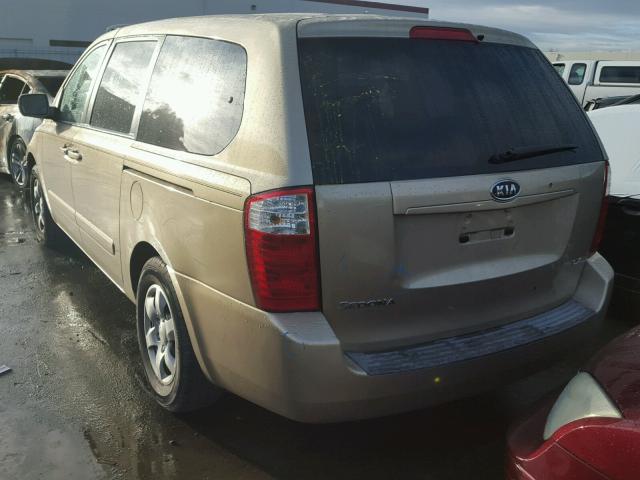 KNDMB233866051720 - 2006 KIA SEDONA EX GOLD photo 3