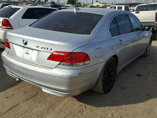 WBAHN835X6DT31435 - 2006 BMW 750 LI SILVER photo 4