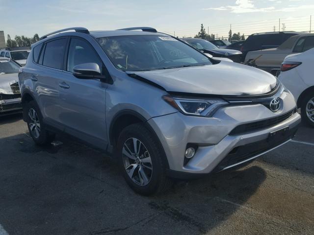 2T3RFREV3GW463139 - 2016 TOYOTA RAV4 XLE SILVER photo 1