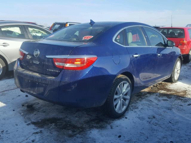 1G4PR5SKXE4178364 - 2014 BUICK VERANO CON BLUE photo 4