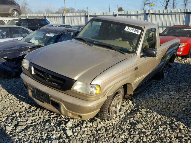 4F4YR12U32TM21430 - 2002 MAZDA B3000 GOLD photo 2