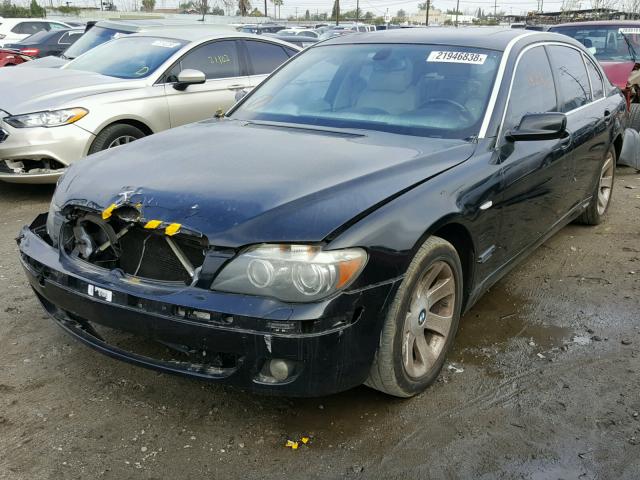 WBAHN83557DT77059 - 2007 BMW 750 BLACK photo 2