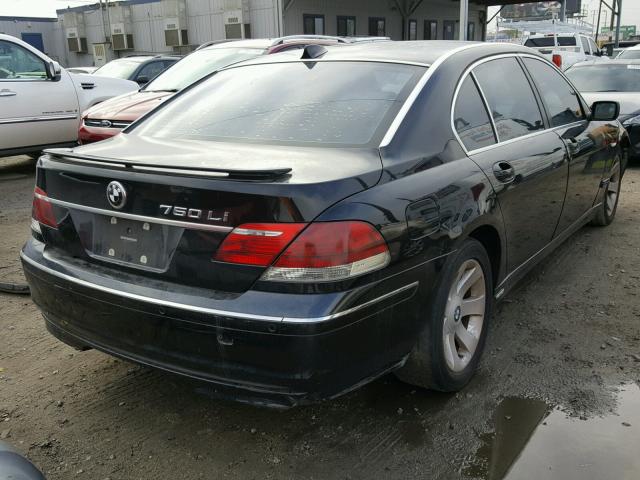 WBAHN83557DT77059 - 2007 BMW 750 BLACK photo 4