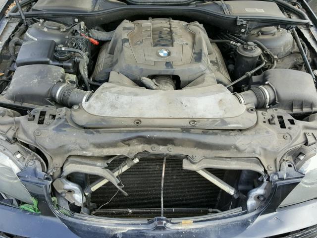 WBAHN83557DT77059 - 2007 BMW 750 BLACK photo 7