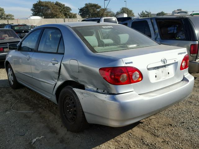 1NXBR32E18Z969525 - 2008 TOYOTA COROLLA CE SILVER photo 3