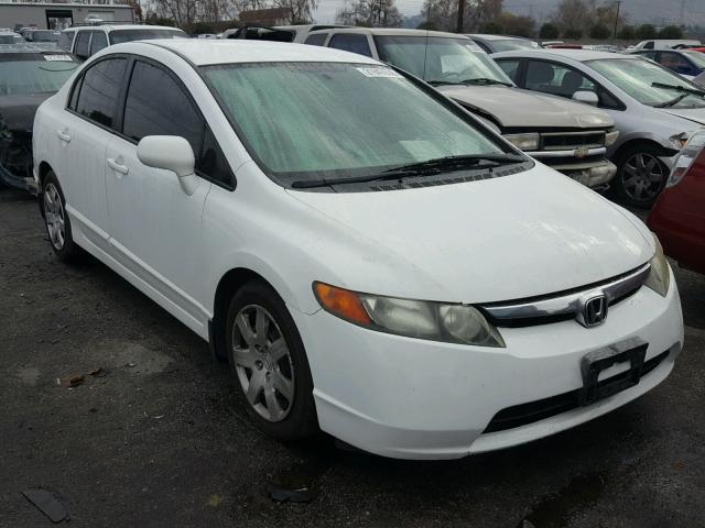 1HGFA16586L144310 - 2006 HONDA CIVIC LX WHITE photo 1