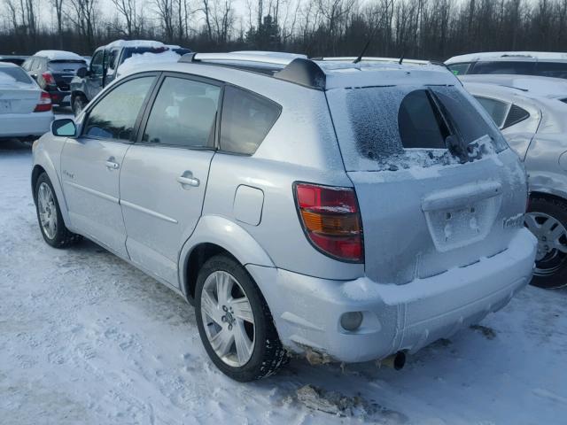 5Y2SN63L95Z411970 - 2005 PONTIAC VIBE GT SILVER photo 3