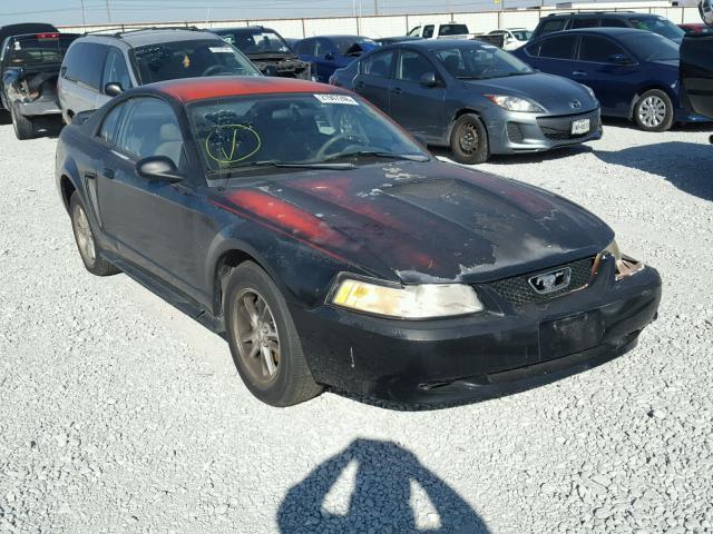 1FAFP4047YF110025 - 2000 FORD MUSTANG BLACK photo 1