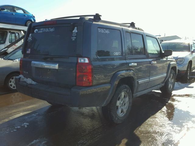 1J8HG48K37C603036 - 2007 JEEP COMMANDER BLUE photo 4