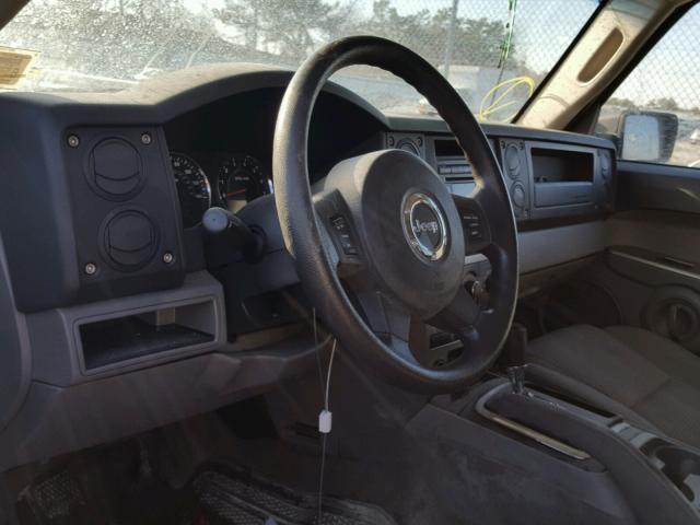 1J8HG48K37C603036 - 2007 JEEP COMMANDER BLUE photo 9