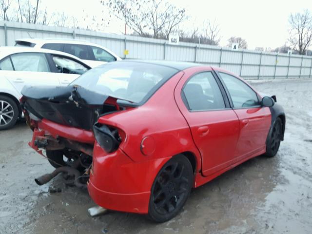 1B3ES66S24D561053 - 2004 DODGE NEON SRT-4 TWO TONE photo 4