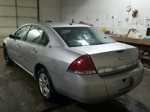 2G1WT58K969340226 - 2006 CHEVROLET IMPALA LT SILVER photo 3